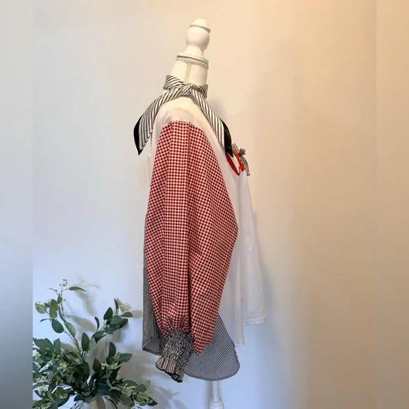 🍒 Cherry Mixed Print Top 🍒 - Picture 3 of 5